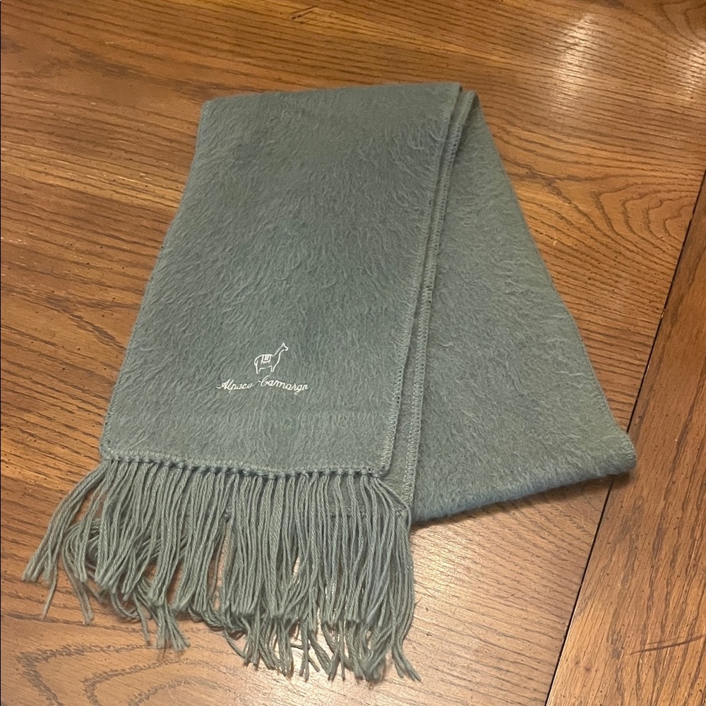 Alpaca Camargo scarf with fringe